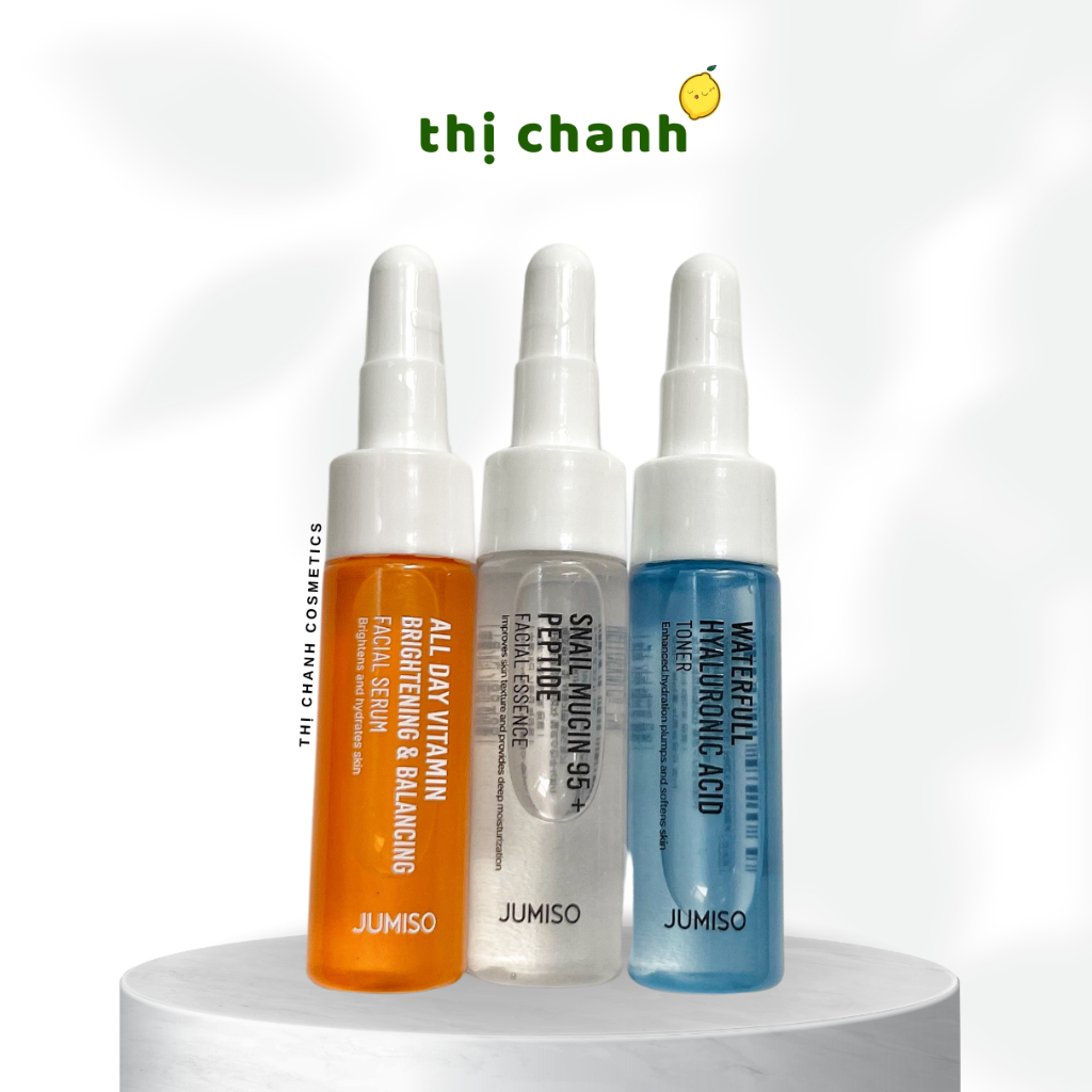 [Minisize 7ml] Serum/ Toner JUMISO Snail Mucin / Waterfull Hyaluronic Acid/ All Day Vitamin Brighten
