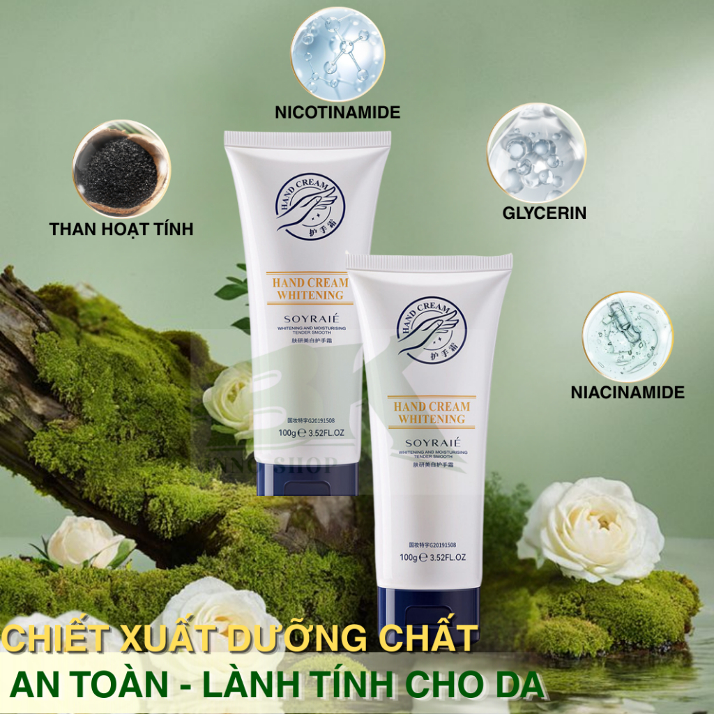 KEM DƯỠNG DA TAY TENDER 100g – CHỐNG KHÔ RÁP, CẤP ẨM TỨC THÌ, DA TAY MỀM MỊN, TRẮNG SÁNG TỰ NHIÊN | BK INNO