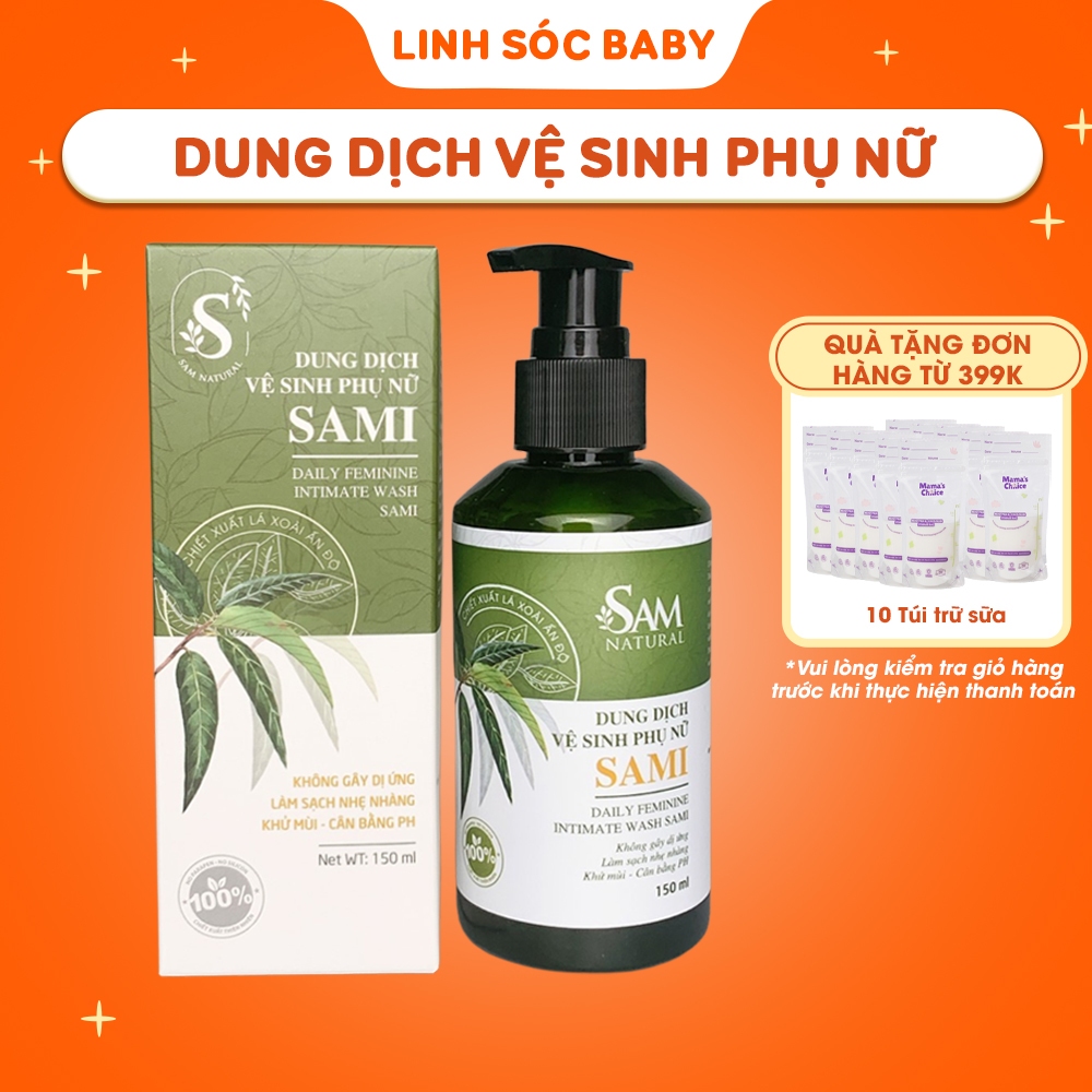 Dung Dịch Vệ Sinh Phụ Nữ Thảo Mộc SAM NATURAL