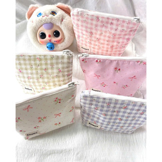  Pouch make up chần bông  túi chần bông PawMe Clothing  túi đựng mỹ phẩm  đồ dùng cá nhân  Flat pouch 