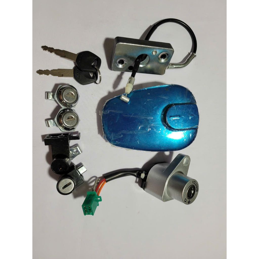 Bộ Khoá GZ150A Bộ ổ khoá và nắp bình xăng Suzuki GZ150A GZ125HS Full Nguyên bản