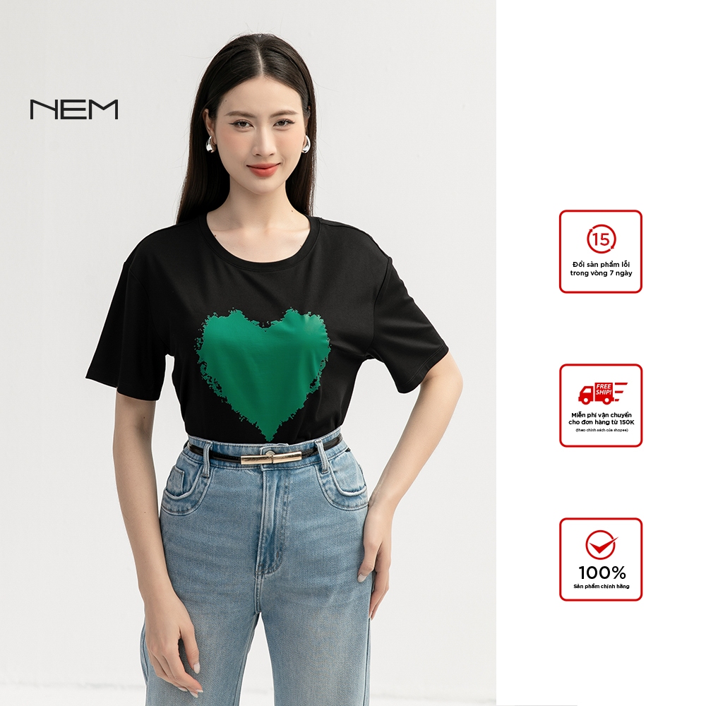 [Chính hãng } Áo phông nữ thiết kế NEM Fashion TS60312