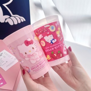 🌸✨ [MỚI VỀ] Ly Nhựa Hello Kitty Kỷ Niệm 50 Năm – Cưng Xỉu Luôn! ✨🌸