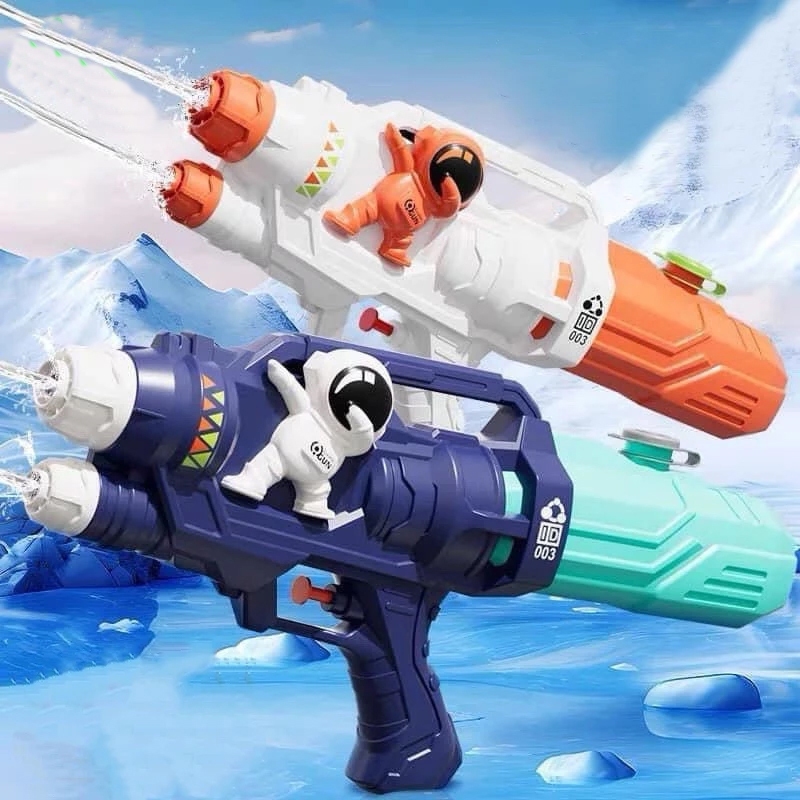 Đồ Chơi Súng Phun Nước 2 Nòng Phi Hành Gia Cho Bé , Súng Nước 2 Nòng Đồ Chơi Mùa Hè An Toàn Cho Bé