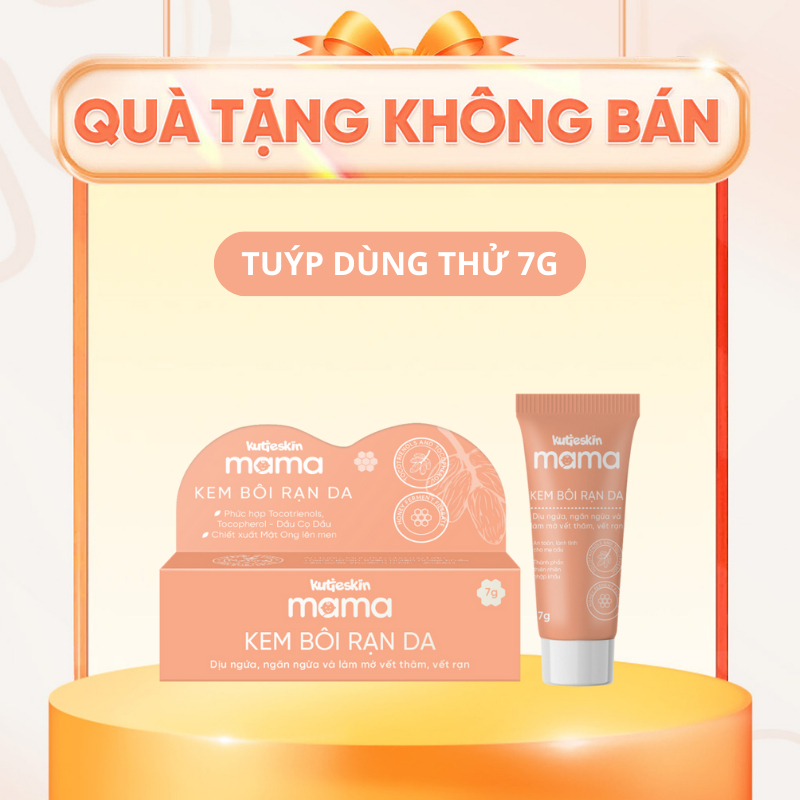 [HÀNG TẶNG KHÔNG BÁN] Kem bôi rạn da Kutieskin Mama 7g HN0744