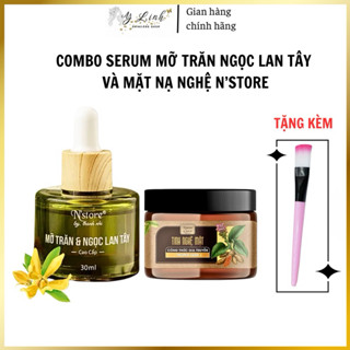 Combo Serum Mỡ trăn Ngọc Lan Tây và Mặt nạ nghệ N’Store by Thanh Nhi