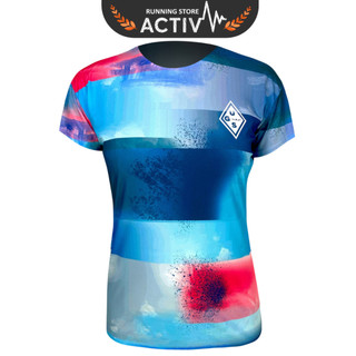  Áo Chạy Bộ Nữ Uglow T Shirt SL - Sky Blue - XS 