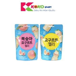  Kẹo dẻo vị sữa chua Yogurt Gummy Hàn Quốc gói 50g  vị sữa chua,vị đào  