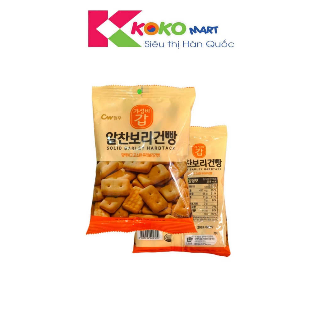 Bánh quy lúa mạch Hàn Quốc bịch 90g