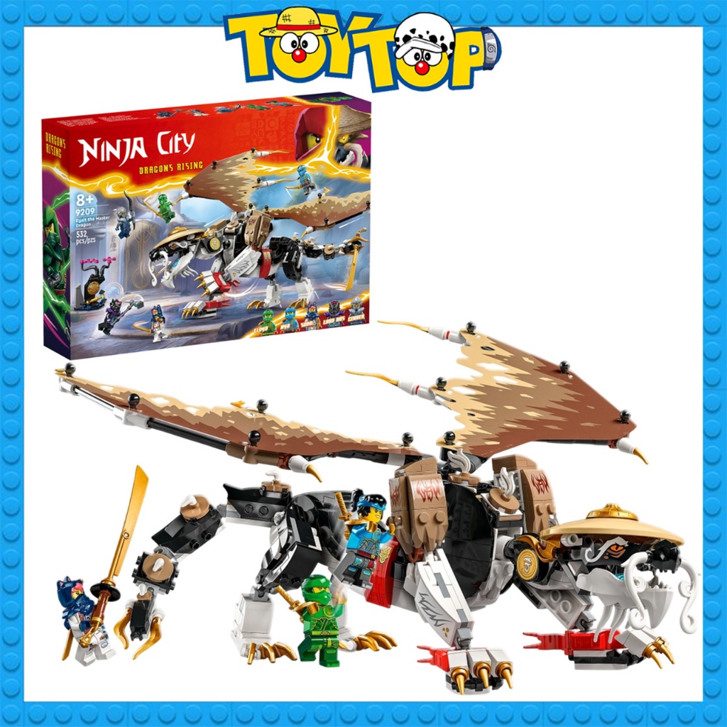 Đồ chơi lắp ráp Ninja City sư phụ rồng quyền năng Dragon Rising của Wu xếp hình No. 9209 mô phỏng 71