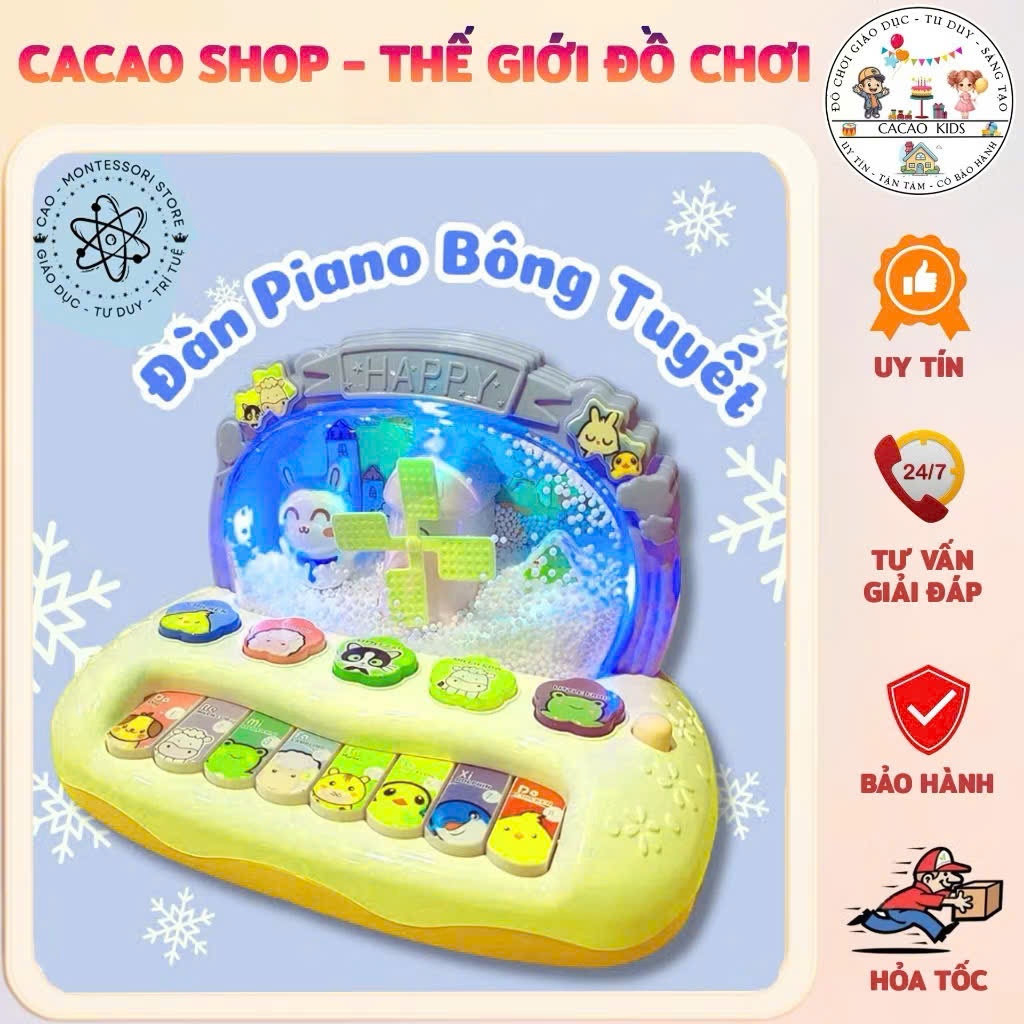 Đàn Piano chạy pin phát nhạc cho bé siêu xinh, hộp siêu xịn sò có thể làm quà tặng
