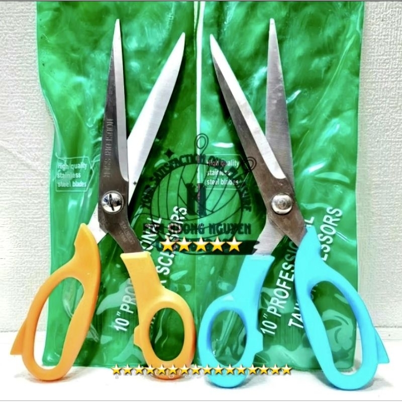 kéo cắt may chuyên nghiệp QD 10INCH cán nhựa hàng nhập khẩu 10inch