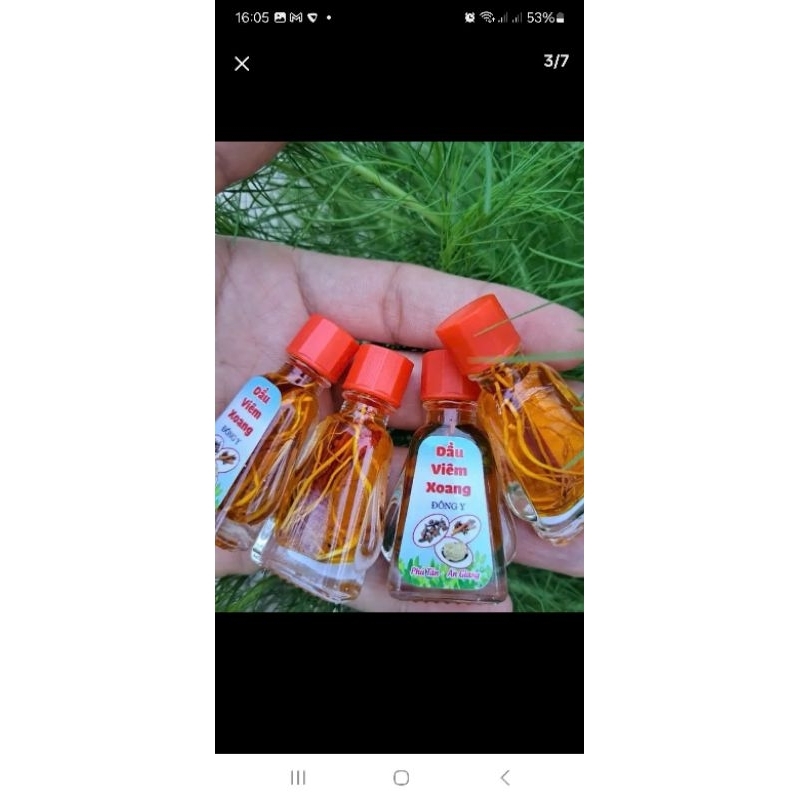 10 chai Dầu Viêm Xoang 3ML ( có rể thuốc thảo dược ) tem xanh