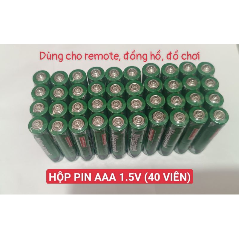 HỘP 20Viên/40Viên/60Viên  PIN Đũa AAA 1.5V