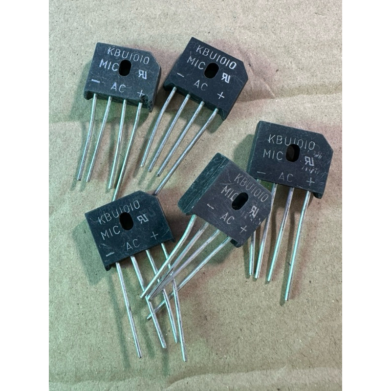 Set 5 cầu đi ốt KBU1010 4 chân