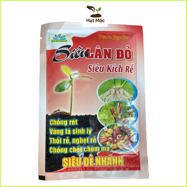 Siêu Lân Đỏ - Ra rễ, đẻ nhánh, hạn chế thối rễ, nghẹn rễ - Gói 50gr
