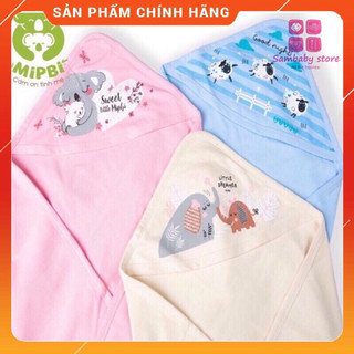 Chăn Ủ Sơ sinh Cotton 2 Lớp Mipbi