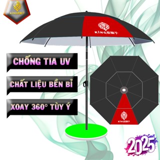 Ô Câu Cá KING FISHING 1.8m  ô che nắng che mưa NEW2025 bẻ góc 360 độ đầy đủ Phụ kiện ÂÂ45