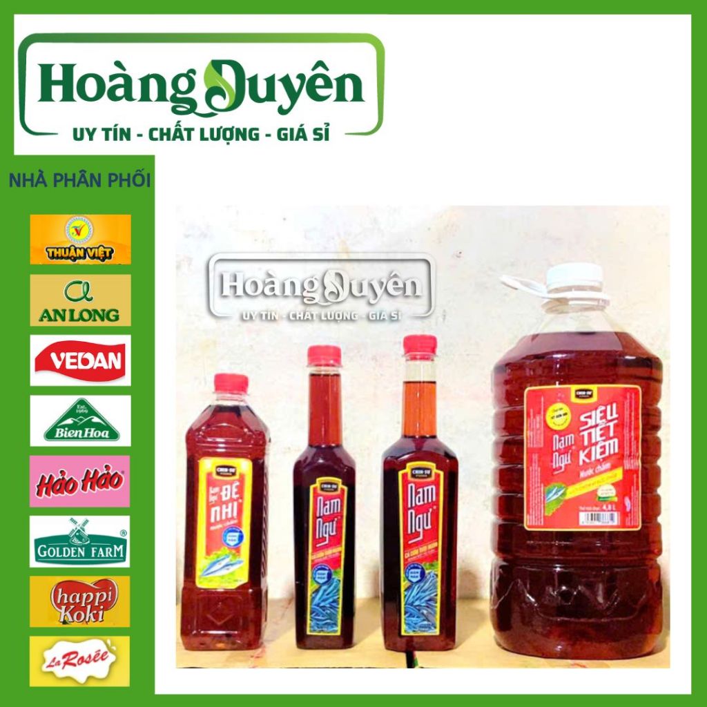 Nước mắm Nam Ngư STK 5lit/ Đệ Nhị / Nam Ngư 500ml - 750ml - 900ml