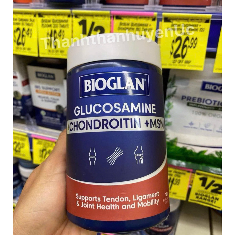 Bioglan Glucosamine Chondroitin + MSM 180 Tablets