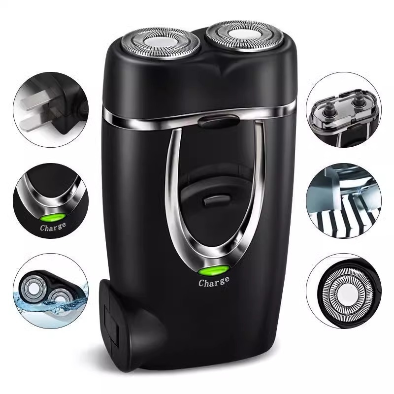 Máy cạo râu mini 2 lưỡi, tích hợp công nghệ mới tự mài độ bền cao, bảo hành 12 tháng