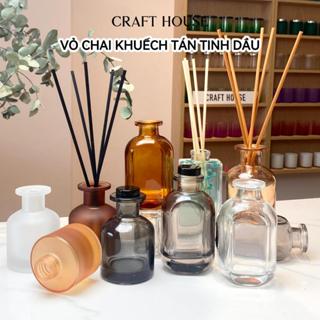 Vỏ Chai Thủy Tinh Khuếch Tán Tinh Dầu Thơm – Dùng Khuếch Tán Hương & Trang Trí – Craft House