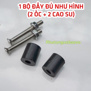 [GIÁ 1 CẶP] Cao su nở kèm ốc inox dùng để siết gù tay lái hoặc siết gương gù