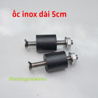[GIÁ 1 CẶP] Cao su nở kèm ốc inox dùng để siết gù tay lái hoặc siết gương gù