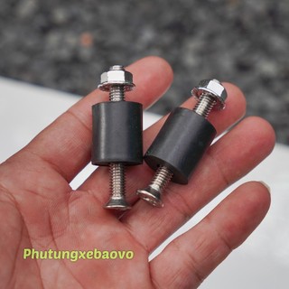[GIÁ 1 CẶP] Cao su nở kèm ốc inox dùng để siết gù tay lái hoặc siết gương gù