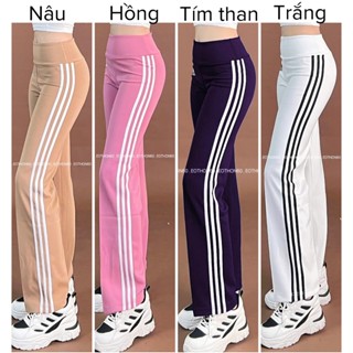 Quần ống suông hottrend, quàn dài dáng suông 3 sọc [hình thật shop chụp] Eothon60