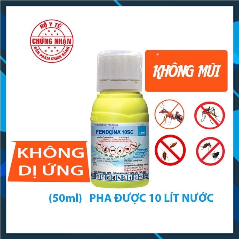 FENDONA 10SC CHAI 50ML DIỆT MUỖI KIẾN GIÁN SINH HỌC