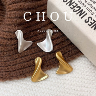  Bông Tai Khuyên Tai Xoắn Nhám | CHOU ACCESSORIES | 