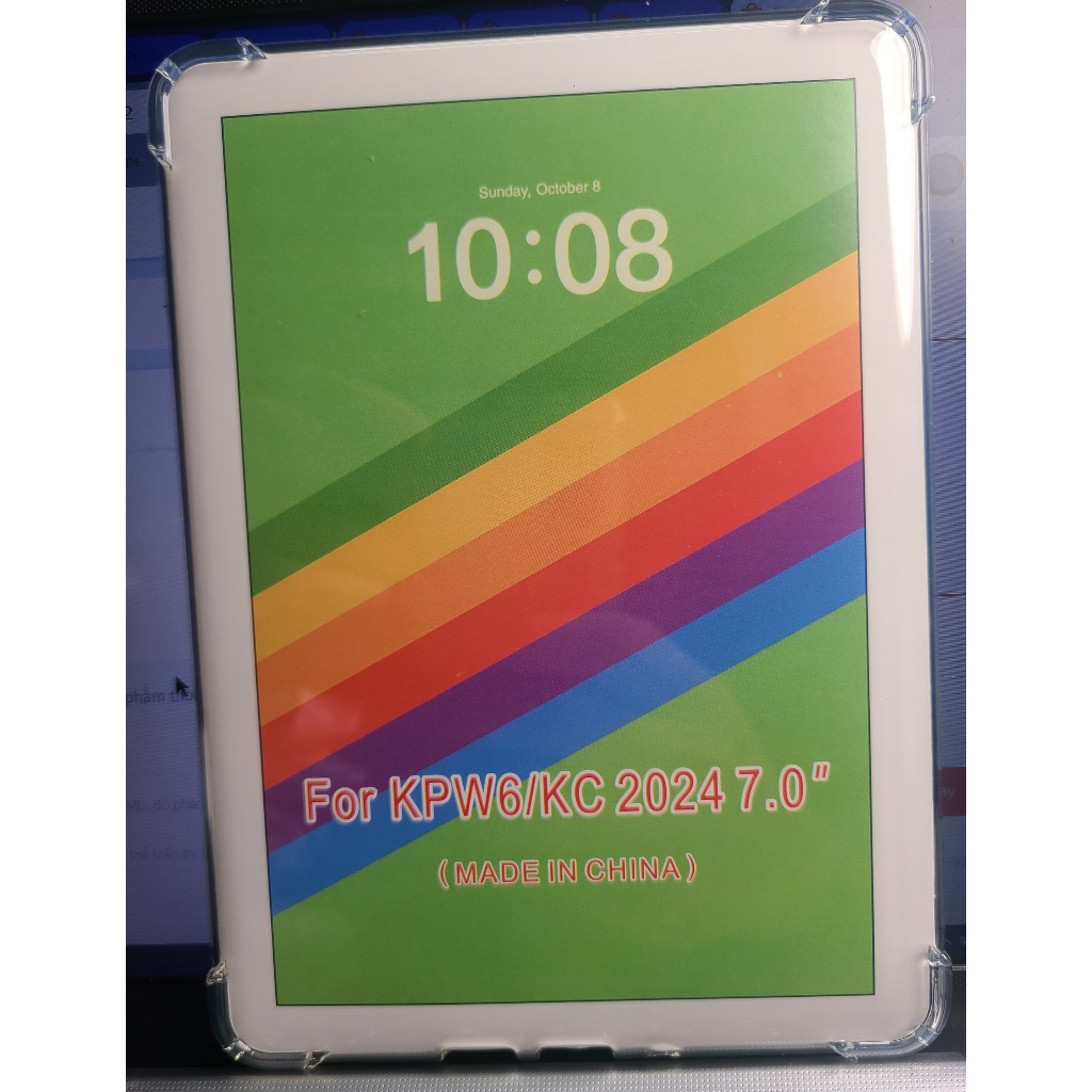 Ốp silicon trong suốt cho máy đọc sách Kindle Paperwhite 6
