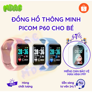Đồng Hồ Thông Minh Picom P60 - Lắp Sim Nghe Gọi Độc Lập, Định vị, Video call