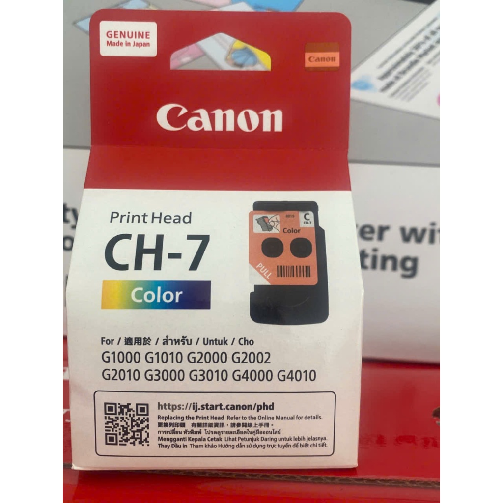 Đầu phun màu Canon Canon G1000 / G1010 / G2000 / G2010 / G3000/ G3010...mã CH-7 Color