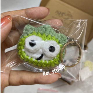 Móc khoá ngọn lửa Calcifer mini len handmade