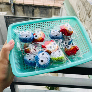 Móc khoá ngọn lửa Calcifer mini len handmade