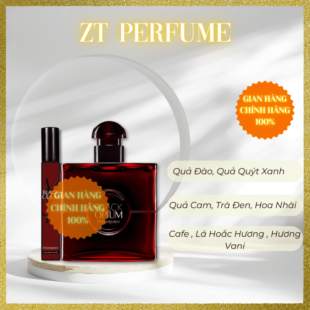 [Chính Hãng] Nước Hoa 𝗢𝗽𝗶𝘂𝗺 𝗢𝘃𝗲𝗿 𝗥𝗲𝗱 𝗘𝗗𝗣 Nữ ZT Perfume Store
