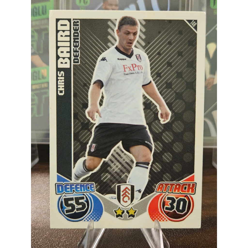Thẻ Chris Baird Topps Match Attax 2010/2011 (Fulham) (10/11)