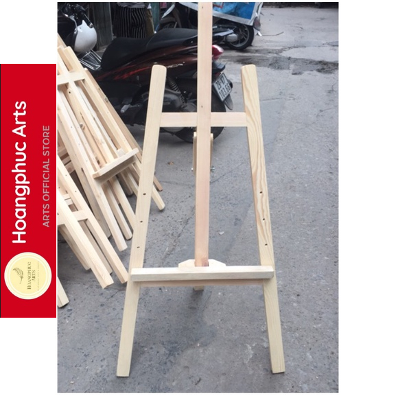Giá vẽ gỗ vẽ tranh canvas loại tốt chiều cao 50cm/110cm/130cm