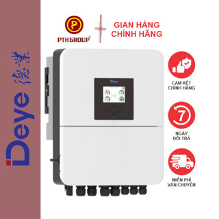  Inverter Hybrid Deye | Hòa Lưới Bám Tải | 5KW 1Pha |  PTH GROUP | Bảo Hành 5 Năm 
