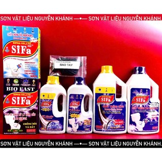 Dung dịch & bột thông tắc cống, cầu sifa có găng tay | siêu mạnh – chống nghẹt – khử mùi hiệu quả