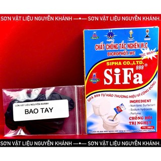 Dung Dịch & Bột Thông Tắc Cống, Cầu SiFa Có Găng Tay | Siêu Mạnh – Chống Nghẹt – Khử Mùi Hiệu Quả