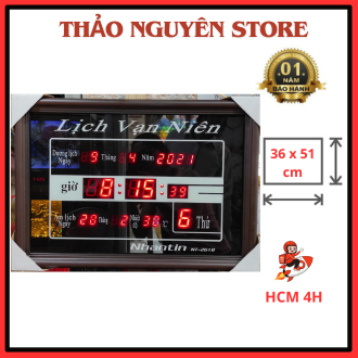 [Có bảo hành] Lịch Vạn Niên Khung Gỗ Cao Cấp