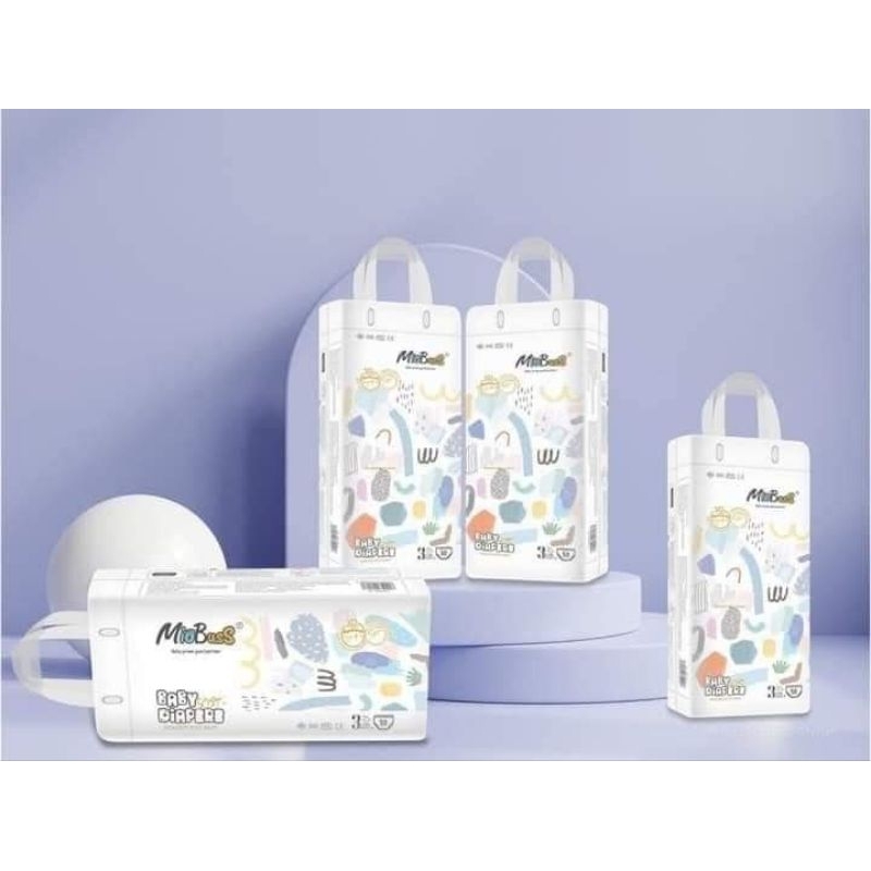 [ Combo 3 bịch ] 150 miếng bỉm quần Miobuss bo mông size M-4XL