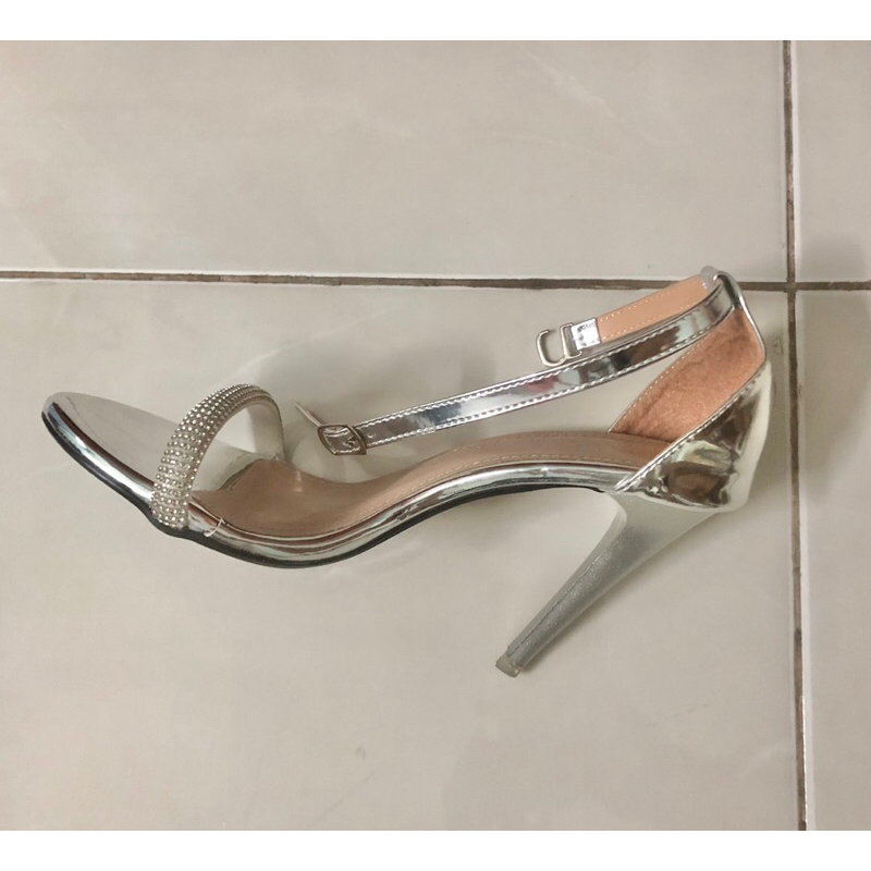 Giày cao gót bạch kim 9cm size 39 2hand (Đã mang 1 lần)
