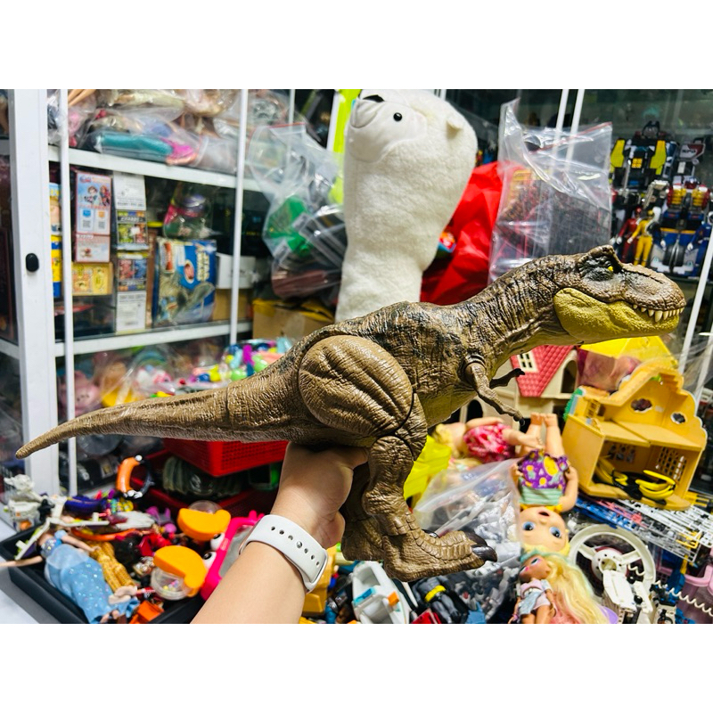 Mô hình Action Figure Mattel Jurassic World Dominion Thrash 'n Devour Tyrannosaurus T Rex ( Not Work