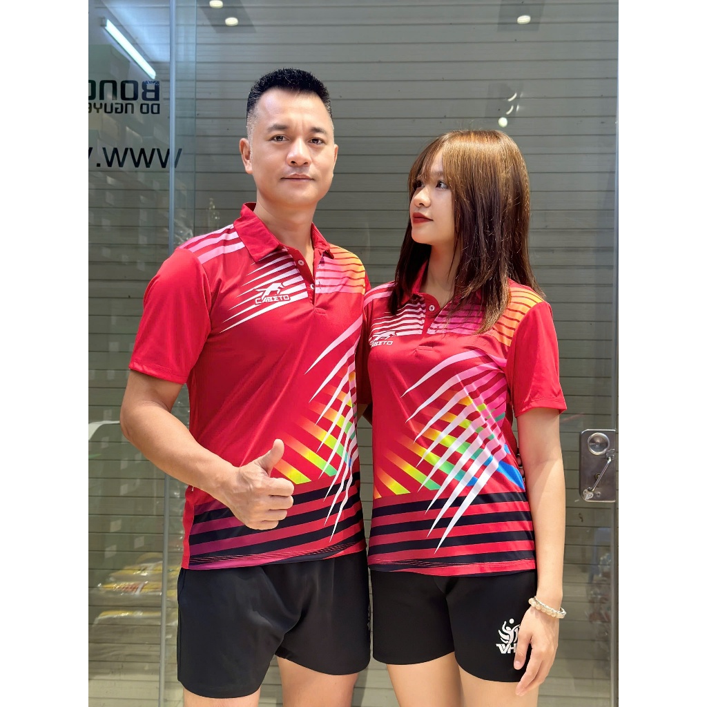 BỘ QUẦN ÁO THỂ THAO VHD CABETO DÀNH CHO NAM NỮ, THOÁNG MÁT, THẤM HÚT MỒ HÔI, CO GIÃN 4 CHIỀU.