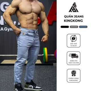 Quần Jean Dài Basic Co Giãn Thoải Mái - Local Brand TB KINGKONG SPORT WEAR 