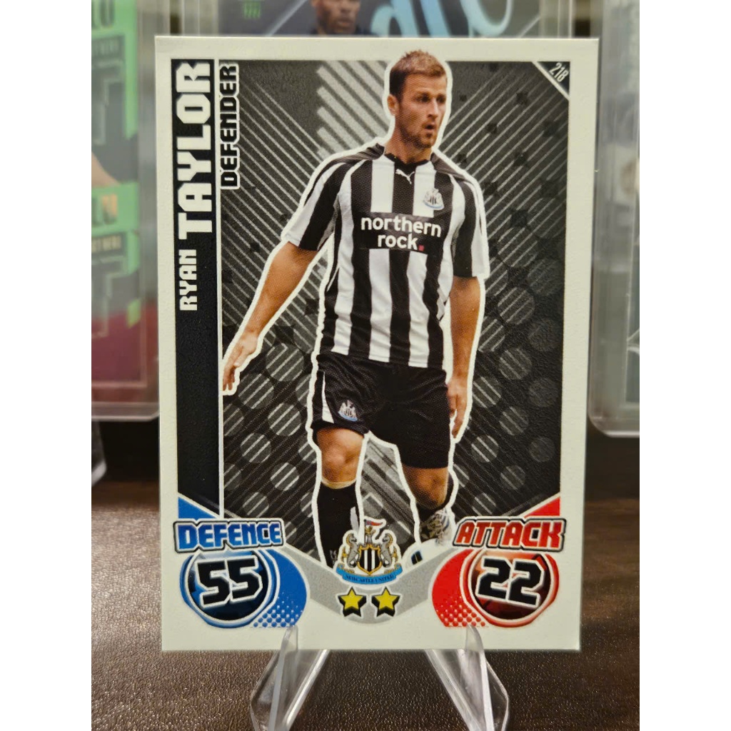 Thẻ Bryan Taylor Topps Match Attax 2010/2011 (Newcastle United) (10/11)